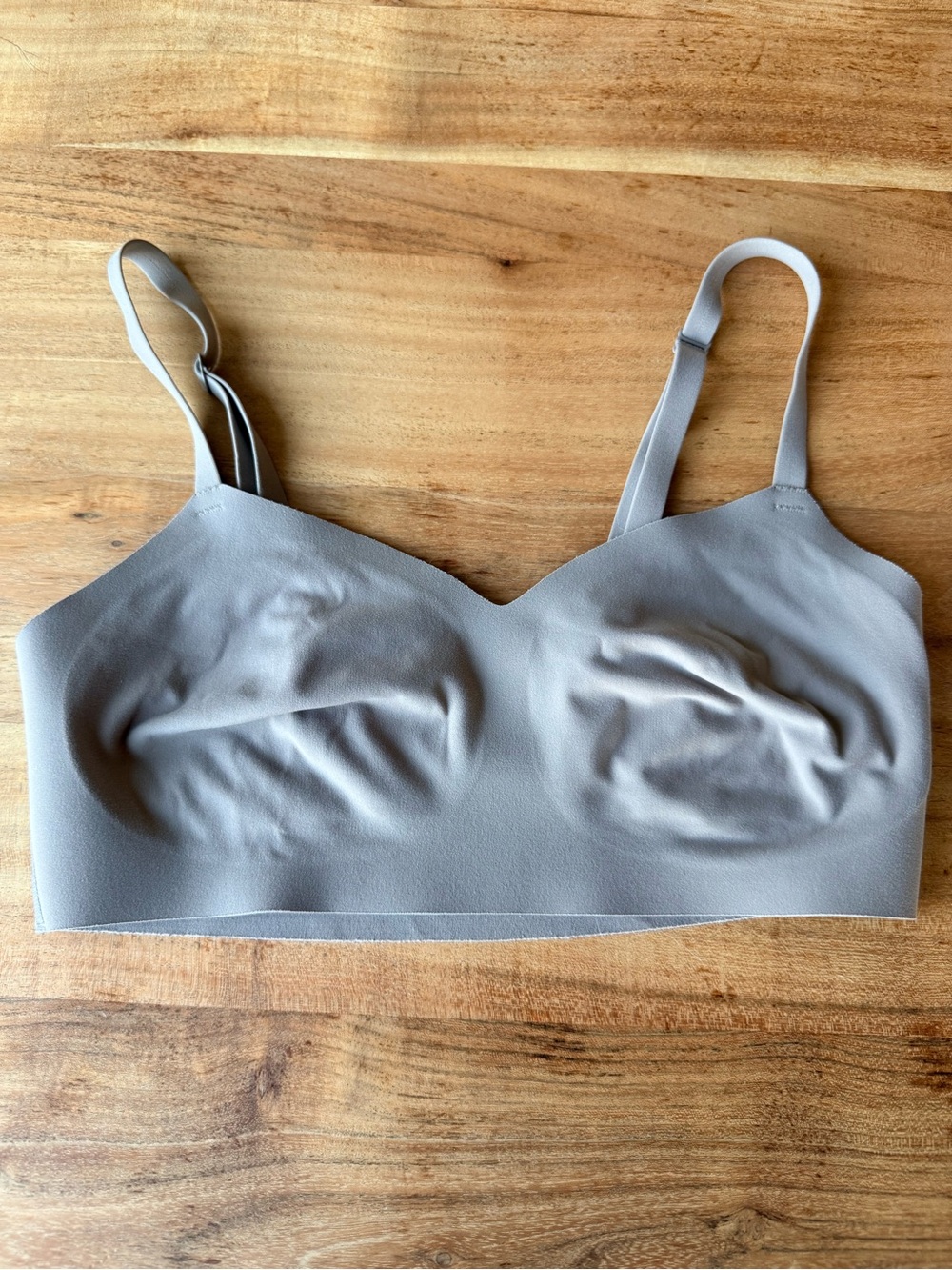 Athleta Ritual Seamless Adjustable Bralette - Taupe size Small